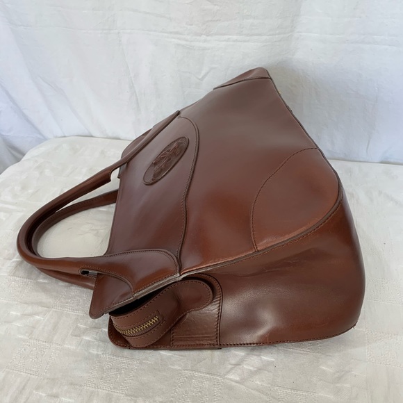 THALE BLANC Cheetah Front Logo Brown Leather - Picture 7 of 8
